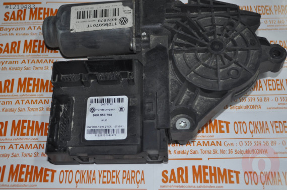 ÇIKMA Caddy Cam Motoru 1t0 959 701t