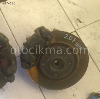 peugeot 207 çıkma sol taşıyıcı klaper porya disk