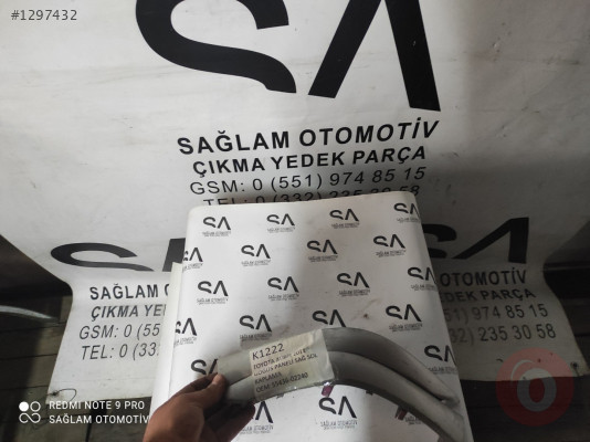 55436-02240 TOYOTA AURİS ÇIKMA  GÖĞÜS PANELİ SAĞ-SOL KAPLAMA