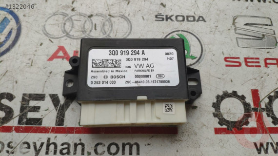 3Q0919294A vw tiguan 2017 park sensörü beyni