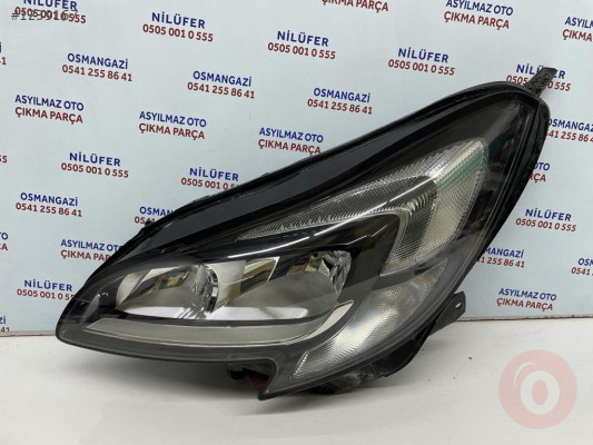 OPEL CORSA E LEDLİ SOL FAR ORJİNAL 13381343