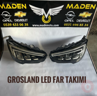 ÇIKMA OPEL GROSLAND LED FAR TAKIMI