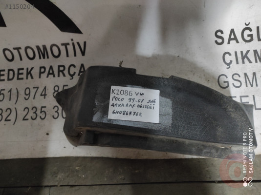 OEM;6N0867762 VW POLO 99-01 SAĞ ARKA RAF DESTEĞİ