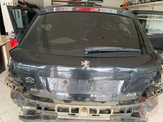 PEUGEOT 207 BAGAJ KAPAĞI SİYAH