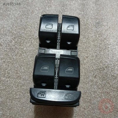 8K0959851D DÖRTLÜ CAM DÜĞMESİ AUDİ A4 A5 Q5 2008>>2017