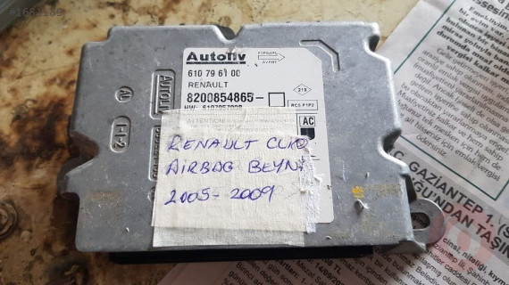Renault Clio airbag beyni 2005 2009 ÇIKMA