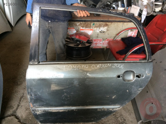 2006 model Toyota corolla çıkma arka sol kapı hcback