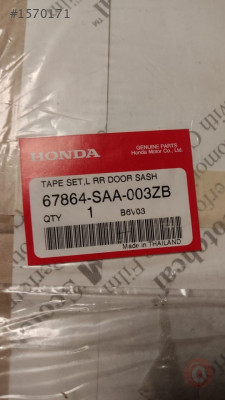 HONDA JAZZ SOL ARKA KAPI ÖN DİREK BANDI