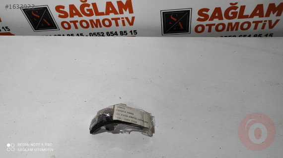 TOYOTA YARİS ÇIKMA SOL AYNA SİNYAL LAMBASI OEM; 2049.3103