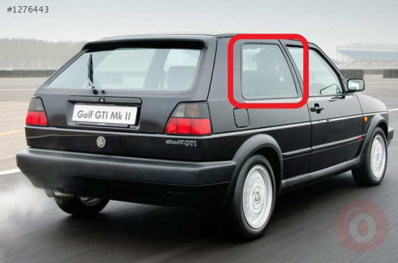 volkswagen GOLF MK2 Coupe Yan Cam çıkma