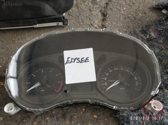 Citroen c-elysee çıkma orjinal hatasız kilometre saati kadra