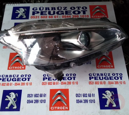 PEUGEOT 208 SAĞ FAR MAKYAJLI ORJİNAL ÇIKMA
