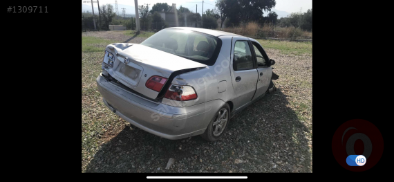 Şahinoğlu otoçıkmadan 2008 Fiat Albea arka koltuk takımı