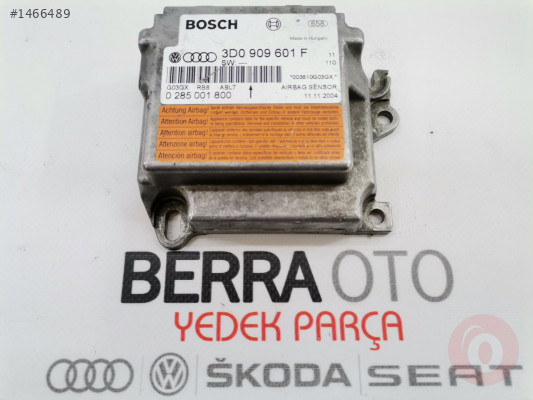 VOLKSWAGEN TOUAREG 2002-2013 AİRBAG BEYNİ 3D0909601F