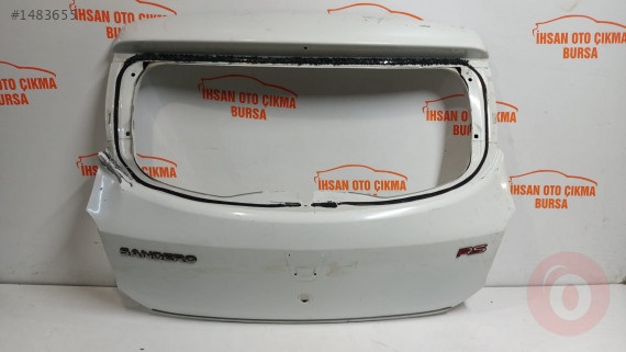 Dacia sandero bagaj kapak orijinal Çıkma beyaz