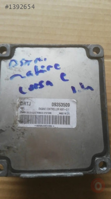 OPEL CORSA C MOTOR BEYNİ ÇIKMA ORJINAL