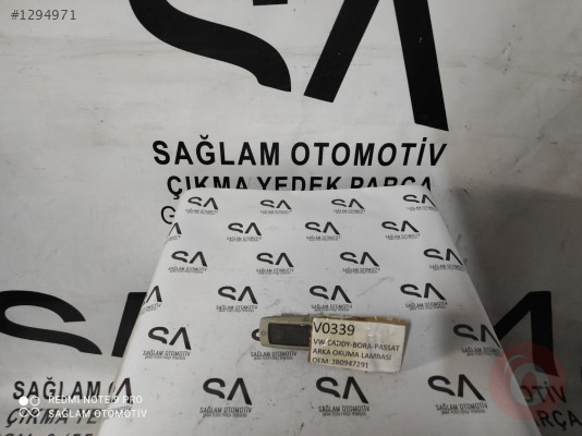OEM; 3B0947291 VW CADDY-BORA-PASSAT ÇIKMA ARKA OKUMA LAMBASI