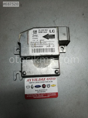 24439954 OPEL CORSA C AİRBAG BEYNİ