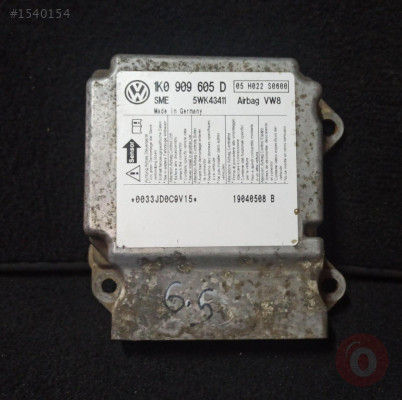 Volkswagen Golf 5 Airbag Beyni çıkma 1K0909605D19040508B