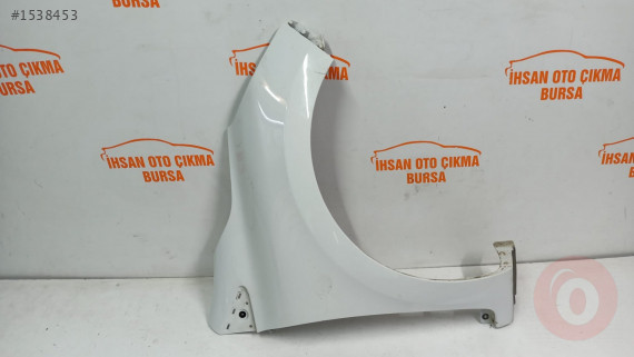 Clio 4 sağ ön çamurluk orijinal çıkma beyaz