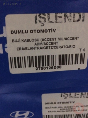 ACCENT-ERA- ELANTRA GETZ BUJİ KABLOSU