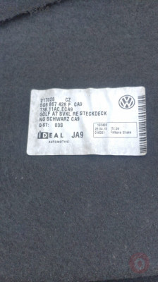 5G6867428F volkswagen golf 7 sağ bagaj döşemesi