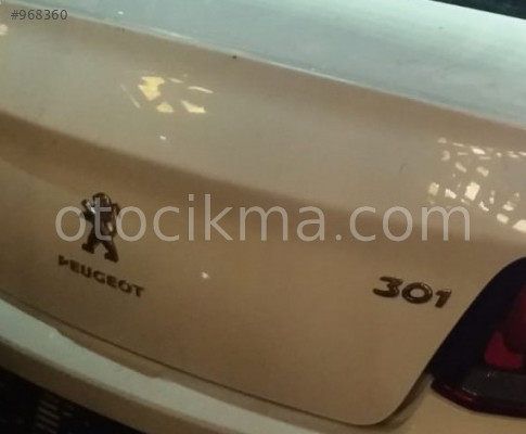 2018 peugeot 301 1.6 euro dizel çıkma marka model yazısı