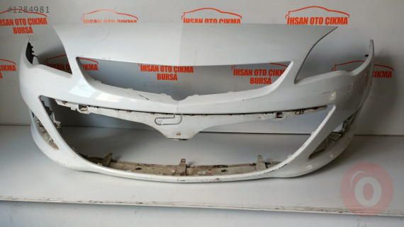 Opel Astra j ön tampon orijinal çıkma beyaz