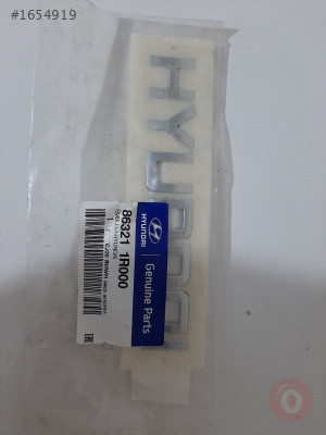 HYUNDAİ ACCENT BLUE ELENTRA YAZI SIFIR ORİJİNAL 863211R000