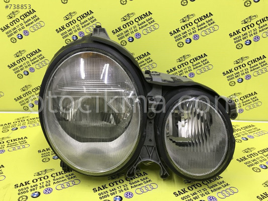 MERCEDES E SERİSİ W210 210 SAĞ MAKYAJLI FAR TAMİRSİZ HELLA