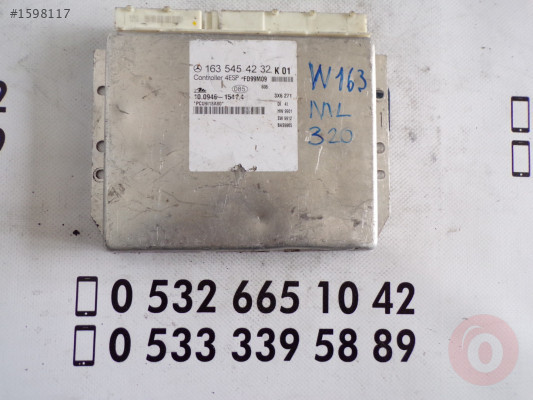 ÇIKMA Mercedes-Benz W163ML 2000 ABS ESP Kontrol İletim Modü