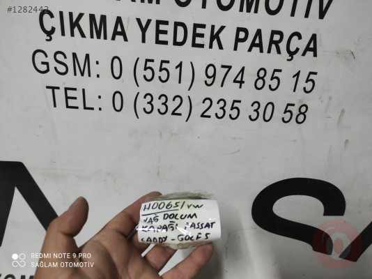 06C103485AC CADDY-GOLF 5-PASSAT-JETTA ÇIKMA  YAĞ DOLUM KAPAK
