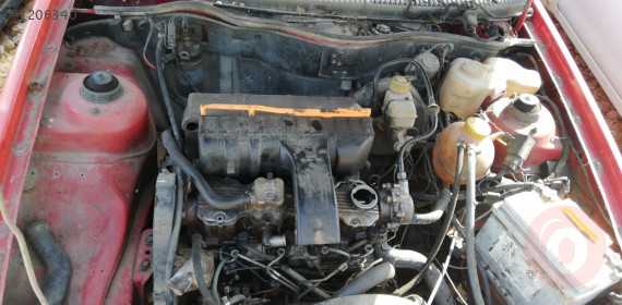 opel kadett 1.6 çıkma komple motor yürüyen muayyer.