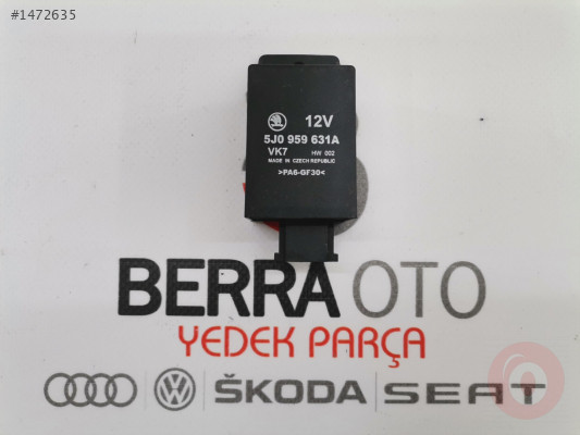 SKODA FABİA 2006-2014 HAVA YASTIĞI ADAPTÖR RÖLESİ 5J0959631A