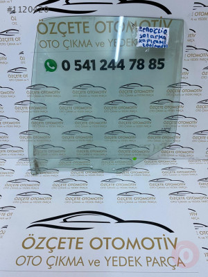 RENAULT CLİO SYMBOL SOL ARKA KAPI CAMI  ORJİNAL ADANA CAÖ