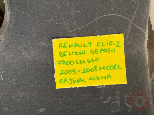RENAULT CLİO 2 BENZİN DEPOSU  7700434640 2005-2008 MODEL