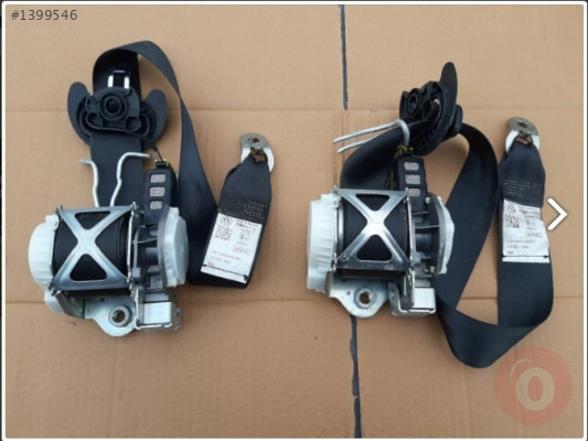 JETTA 11-18 EMNİYET KEMERİ TAKIMI ÖN 5C6857705A 5C6857706B