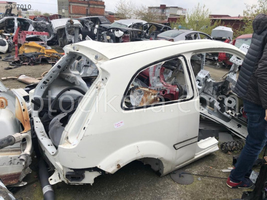 Ford Fiesta Van 2006 Kesme Arka Panel Beyaz hatasız orjinal