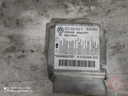 OEM;5C0959655F VW JETTA 2015 MODEL ÇIKMA  AİRBAG BEYNİ