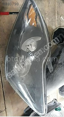 ford focus 2007 2010 model ici siyah sol far