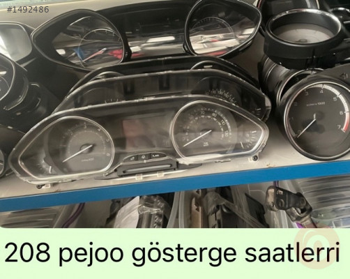 Çıkma Peugeot 208 gösterge saati orjinal
