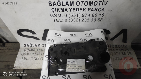OEM; 04B103469  VW POLO 1.4 TDİ ÇIKMA   KÜLBÜRATÖR KAPAĞI