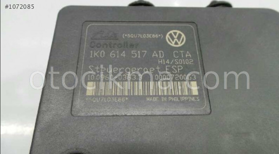 VOLKSWAGEN GOLF A3 OCTAVİA ABS BEYNİ 1K0614517AD