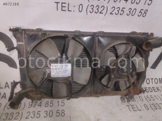 OEM; pat-app-4886457 NİSSAN ALMERA HB 1,6 95-00 FANLI RADYAT