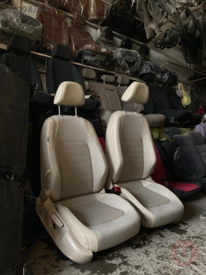 Jetta Bej Deri Koltuk Takımı
