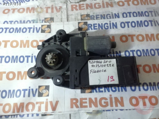 918190-200 RENAULT FLUENCE SOL ÖN CAM KALDIRMA MOTORU