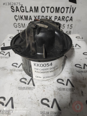 OEM; 3C0907521 VW CADDY-GOLF-5 ÇIKMA  KALORİFER MOTORU