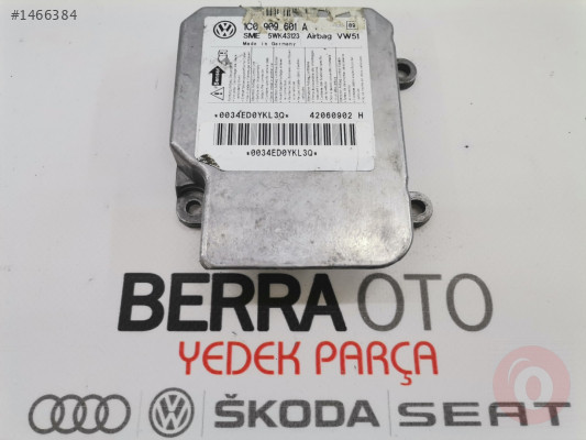 VOLKSWAGEN PASSAT BORA 1997-2005 AİRBAG BEYNİ 1C0909601A