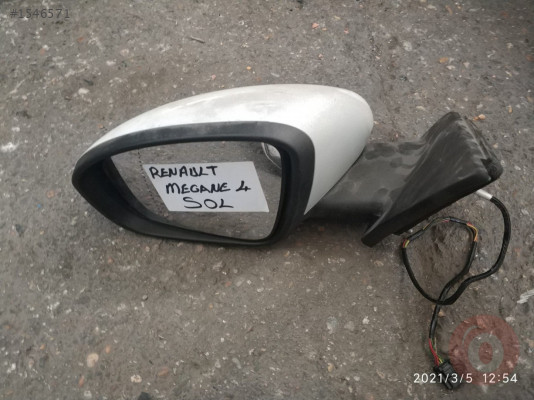 Renault Megane 4 çıkma orjinal sol dikiz aynası