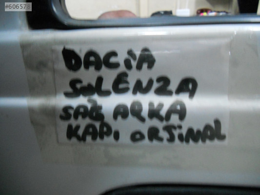DACİA SOLENZA SAĞ ARKA KAPI ORJİNAL ÇIKMA DOLU